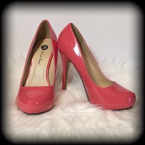 Coral Platform Heels